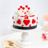 Gift Passionate Heart Semi-Fondant Cake (1 Kg)
