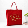 Buy Passionate Love Personalized Canvas Tote bag - Red