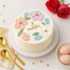 Pastel Floral Milestone Cake Online