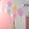 Buy Pastel Wave Tassel Birthday Balloons Arrangement