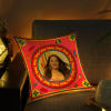 Gift Pataka Of The Year Personalized LED Satin Cushion