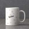 Gift Paw Print Personalized White Ceramic Mug