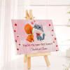 Gift Pawfect Lover Personalized Photo Canvas With Easel Stand