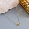 Peace 18K Gold Plated Silver Pendant With Chain Online