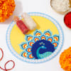 Peacock Elegance Tikka Thali Set For Bhai Dooj Online