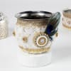Buy Peacock-Inspired Puja Thali Set For Karwa Chauth