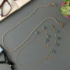 Pearl And Blue Stone Mask Chain (Set of 2) Online