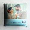 Gift Pearls and Bow Personalized Anniversary Cushion