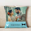 Buy Pearls and Bow Personalized Anniversary Cushion