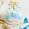 Pearls And Petals Birthday Cake (500 Gm) Online