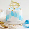 Gift Pearls And Petals Mini Anniversary Cake (300 Gm)