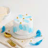 Pearls And Petals Mini Cake (300 GM) Online