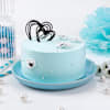 Gift Pearly Blue Cream Cake (1 Kg)