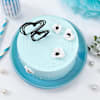 Buy Pearly Blue Cream Cake (1 Kg)