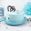 Gift Pearly Blue Cream Cake