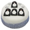 Penguins Christmas 10 inches Cake Online