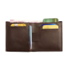 Shop Pennline RFID Safe Slim Bifold Leather Wallet - Brown