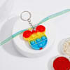 Gift Perfect Stationery Rakhi Gift Set For Little Siblings-Green