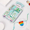 Buy Perfect Stationery Rakhi Gift Set For Little Siblings-Green