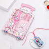 Buy Perfect Stationery Rakhi Gift Set For Little Siblings-Pink