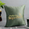 Buy Perfectly Imperfect Cushion - Personalized - Sage Green