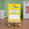 Personal Fitness Coach Calendar - Single Piece Online