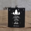 Buy Personalised Christmas & New Year Themed Hip Flask