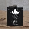 Personalised Christmas & New Year Themed Hip Flask Online