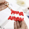 Gift Personalized 3D Couple Name Keychain