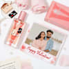 Personalized 50 Ml Veronica Perfume Valentine's Day Hamper Online
