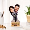 Personalized Adventure Ride Caricature with Wooden Stand Online