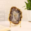 Personalized Agate Table Clock With Stand Online