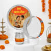 Personalized Alluring Karwa Chauth Pooja Thali Set Online