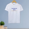 Gift Personalized Anniversary White Tees for Couple