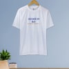 Buy Personalized Anniversary White Tees for Couple