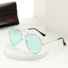 Personalized Aqua Blue Unisex Sunglasses Online
