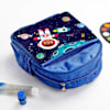 Buy Personalized Astronaut Caricature School Bag - Blue