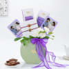 Personalized Awesome Bro Serene Rakhi Arrangement Online