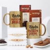 Personalized Awesome Brother And Sister Gold Raksha Bandhan Hamper Online