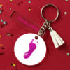 Gift Personalized Baby Girl Keychain - Set of 2