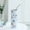 Personalized Baby Yoda Stainless Steel Tumbler With Straw Online
