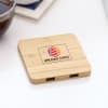 Buy Personalized Bamboo Wireless Charger - Square