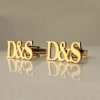 Gift Personalized Bespoke Gold Initials Cufflinks