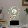 Buy Personalized Best Bhai Ever Black Base LED Lamp