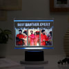 Personalized Best Brother Ever Black Base LED Lamp Online