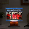 Personalized Best Brother Ever Brown Base LED Lamp Online