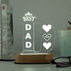 Personalized Best Dad LED Lamp Online