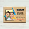 Personalized Best Dad Wooden Photo Frame Online