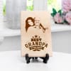 Personalized Best Grandpa Wooden Photo Frame Online