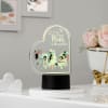 Gift Personalized Best Mom In The World LED Lamp